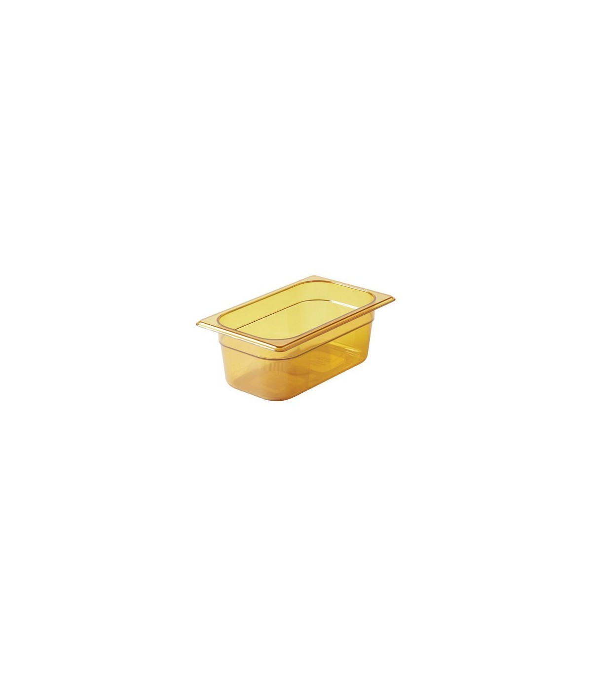 Rubbermaid FG211P00AMBR Final Sale: Food Pan - Hot 1/4 Size - 4" Depth - Amber, Price Per EA - FG211P00AMBR -  - [unit price]