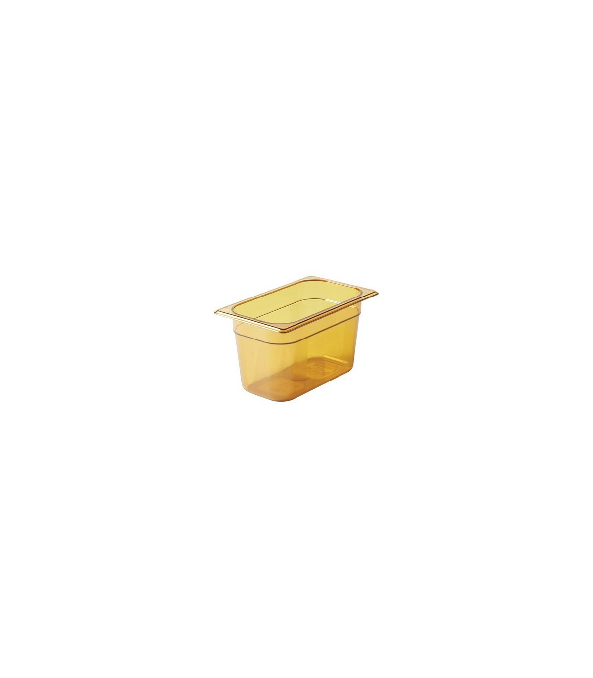 Rubbermaid FG212P00AMBR Final Sale: Food Pan - Hot 1/4 Size - 6" Depth - Amber, Price Per EA - FG212P00AMBR -  - [unit price]