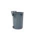 Rubbermaid FG2131929 Brute Container Vented Wheeled 44G - Gray, Price Per EA - FG2131929 -  - [unit price]