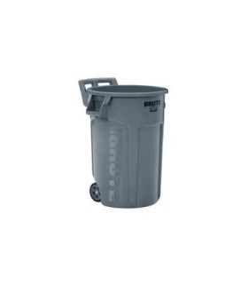Rubbermaid FG2131929 Brute Container Vented Wheeled 44G - Gray, Price Per EA - FG2131929 -  - [unit price]