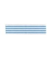 Rubbermaid FG2134282 Microfiber - Disposable Pad 18"3/50ct-Wht/Blu[1822352], Price Per CS