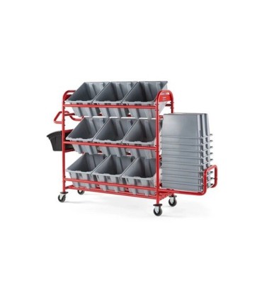 Rubbermaid FG2144270 SOP: Tote Storage Bracket Only - Red, Price Per EA - FG2144270 -  - [unit price]