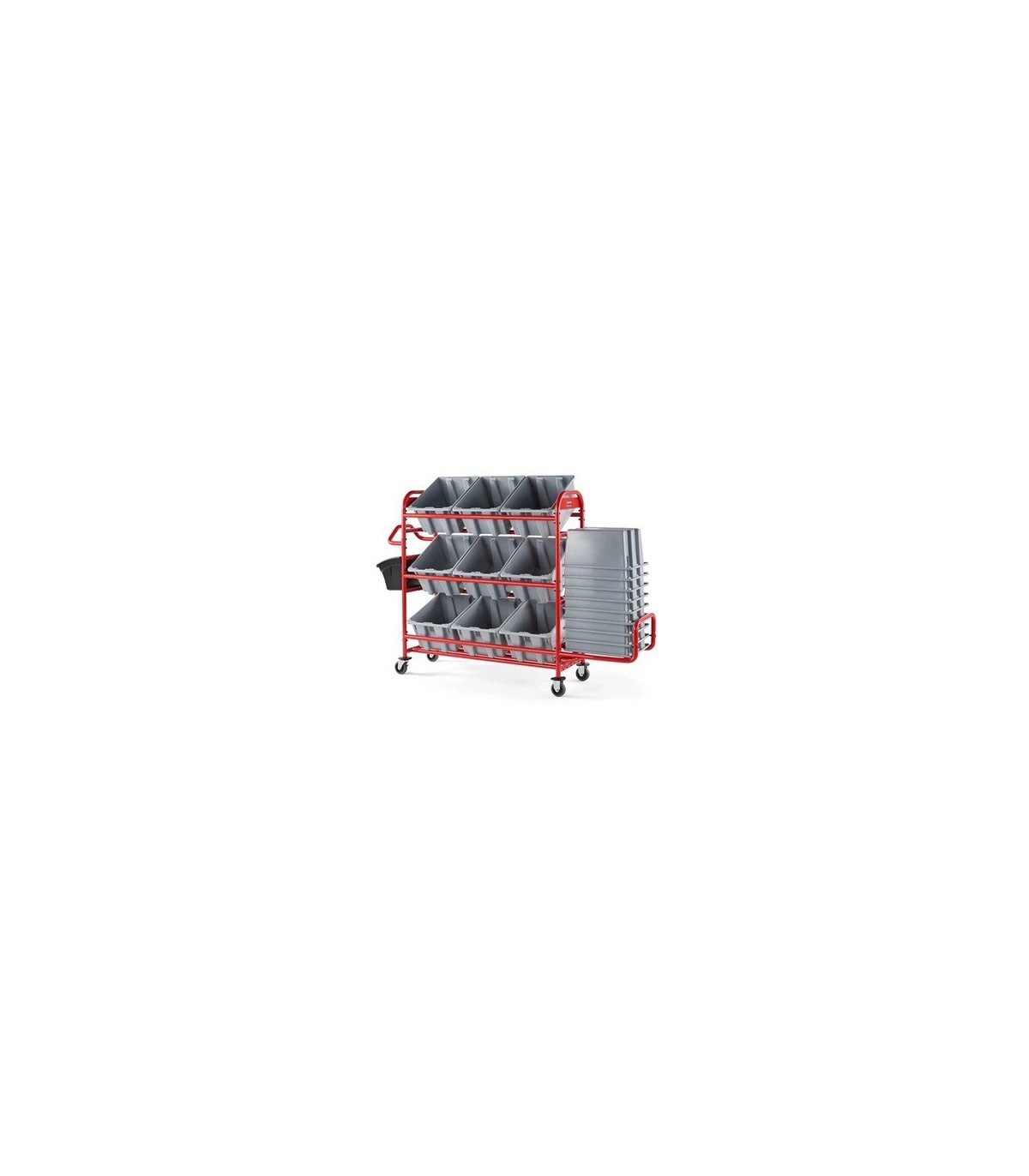Rubbermaid FG2144270 SOP: Tote Storage Bracket Only - Red, Price Per EA - FG2144270 -  - [unit price]