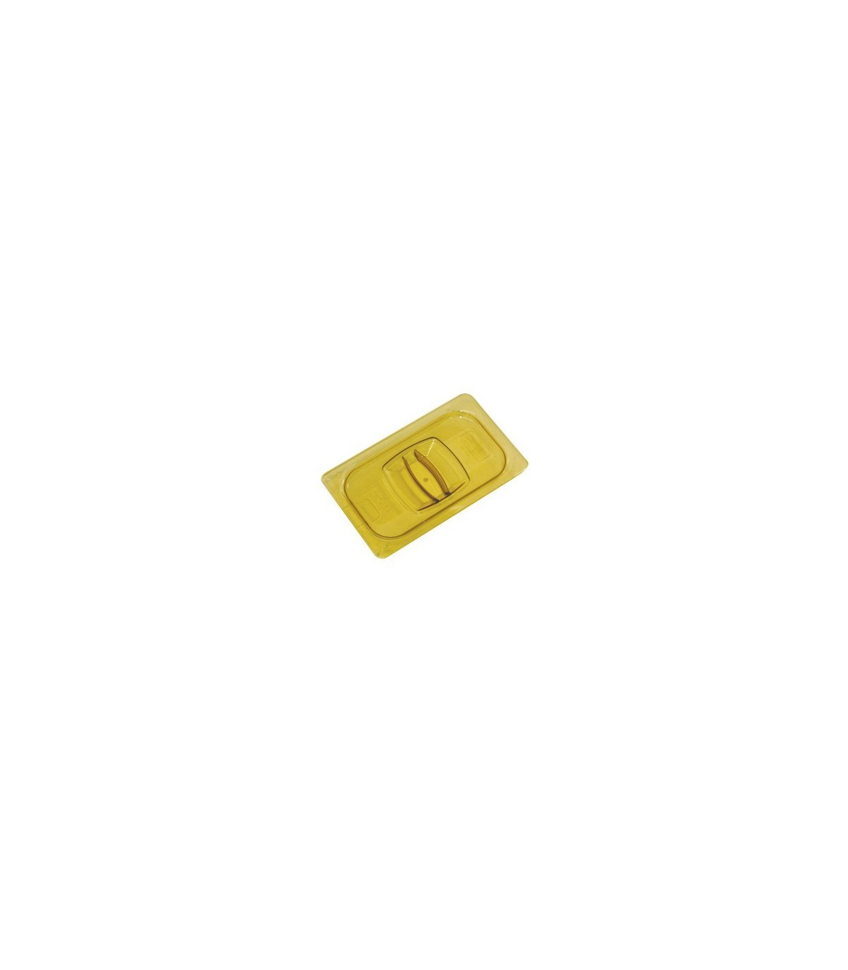 Rubbermaid FG214P86AMBR Final Sale: Food Pan - Hot Notched Cover 1/4 Size-Amb, Price Per EA - FG214P86AMBR -  - [unit price]