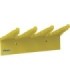 REMCO Wall Bracket - Basic Holds Up To 3 Tools - 9.5"-Yellow Price/EA