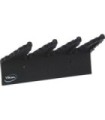 REMCO Wall Bracket - Basic Holds Up To 3 Tools - 9.5" -Black Price/EA