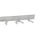 REMCO Wall Bracket - 4 Hooks 12" - Stainless Steel Price/EA
