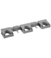 REMCO Bracket - Hi-Flex Holds Up To 5 Tools - 16.5" - Gray Price/EA