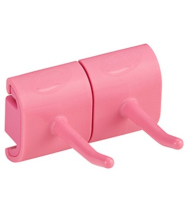 REMCO Wall Bracket - Double Hook 3" - Pink Price/EA