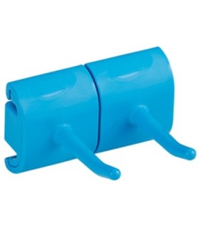 REMCO Wall Bracket - Double Hook 3" - Blue Price/EA