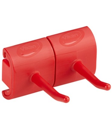 REMCO Wall Bracket - Double Hook 3" - Red Price/EA