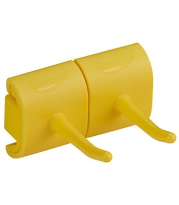 REMCO Wall Bracket - Double Hook 3" - Yellow Price/EA
