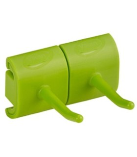 REMCO Wall Bracket - Double Hook 3" - Lime Price/EA