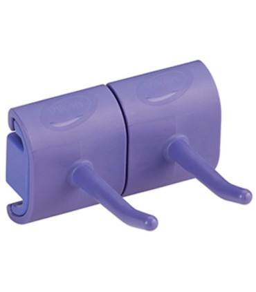 REMCO Wall Bracket - Double Hook 3" - Purple Price/EA
