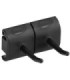 REMCO Wall Bracket - Double Hook 3" - Black Price/EA