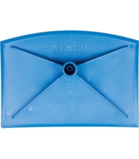 REMCO Food Hoe - Head Only - Nylon 8x2x11" - Blue Price/EA