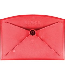 REMCO Food Hoe - Head Only - Nylon 8x2x11" - Red Price/EA