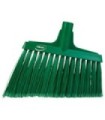 REMCO Broom - Head Only - Split - Angle - Soft 12" - Green Price/EA