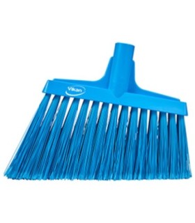 REMCO Broom - Head Only - Split - Angle - Soft 12"- Blue Price/EA