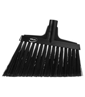 REMCO Broom - Head Only - Split - Angle - Soft 12"- Black Price/EA