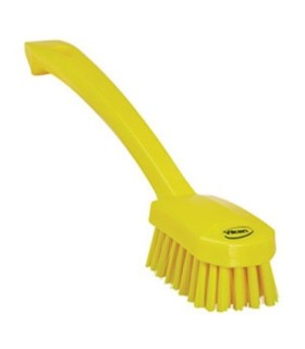 REMCO Brush - Utility - Small - Stiff Bristles - 10"- Yellow Price/EA