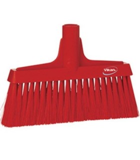 REMCO Broom - Head Only Upright Soft/Stiff 10" - Red Price/EA