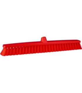 REMCO Broom - Head Only Push Soft Bristles 24" - Red Price/EA