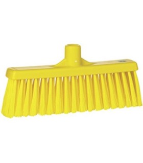 REMCO Broom - Head Only Upright Medium Bristles 12" - Yellow Price/EA