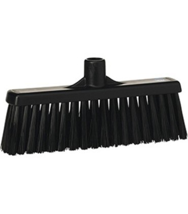 REMCO Broom - Head Only Upright Medium Bristles 12" - Black Price/EA