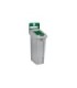 Rubbermaid FG2185051 Slim Jim Station - 1 Stream Compost 23G - Green, Price Per EA - FG2185051 -  - [unit price]