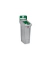 Rubbermaid FG2185051 Slim Jim Station - 1 Stream Compost 23G - Green, Price Per EA