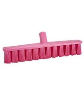 REMCO Broom - Head Only Push UST Medium Bristles - 16" -Pink Price/EA