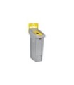 Rubbermaid FG2185052 Slim Jim Station - 1 Stream Cans 23G - Yellow, Price Per EA