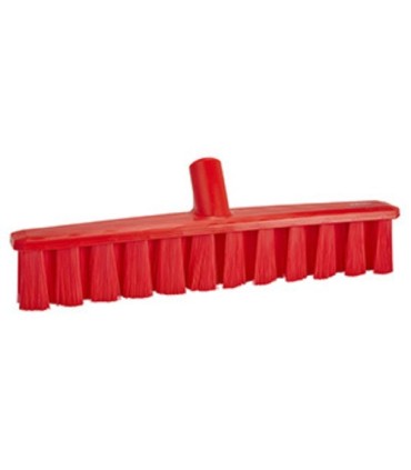 REMCO Broom - Head Only Push UST Medium Bristles - 16" -Red Price/EA