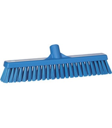 REMCO Broom - Head Only - Push - Soft/Stiff - 16" -Blue Price/EA