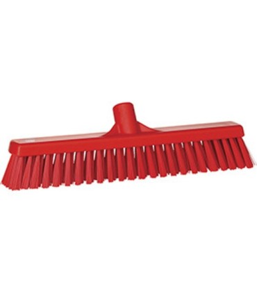 REMCO Broom - Head Only - Push - Soft/Stiff - 16" -Red Price/EA