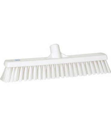 REMCO Broom - Head Only - Push - Soft/Stiff - 16" - White Price/EA