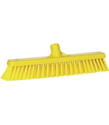 REMCO Broom - Head Only - Push - Soft/Stiff - 16" -Yellow Price/EA
