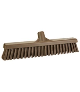 REMCO Broom - Head Only - Push - Soft/Stiff - 16" -Brown Price/EA
