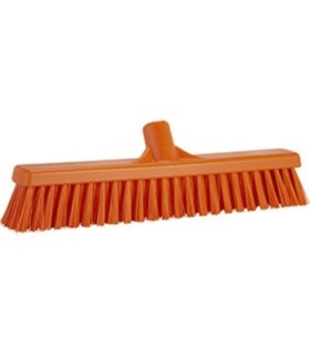 REMCO Broom - Head Only - Push - Soft/Stiff - 16" - Orange Price/EA