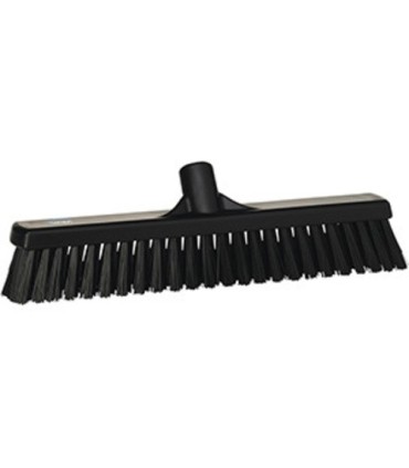 REMCO Broom - Head Only - Push - Soft/Stiff - 16" -Black Price/EA