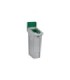 Rubbermaid FG2185054 Slim Jim Station - 1 Stream Paper 23G - Green, Price Per EA - FG2185054 -  - [unit price]