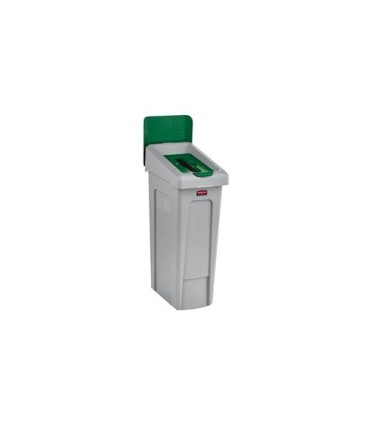 Rubbermaid FG2185054 Slim Jim Station - 1 Stream Paper 23G - Green, Price Per EA - FG2185054 -  - [unit price]
