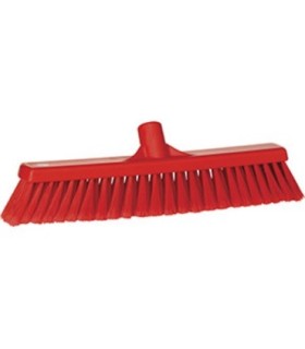 REMCO Broom - Head Only-Push-Fine-Soft/Split - 16"- Red Price/EA