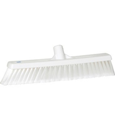 REMCO Broom - Head Only-Push-Fine-Soft/Split - 16"- White Price/EA