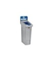 Rubbermaid FG2185055 Slim Jim Station - 1 Stream Mixed Recycling 23G - Blue, Price Per EA