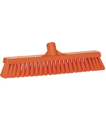 REMCO Broom -Head Only-Push-Small Particle-Medium-16"-Orange Price/EA