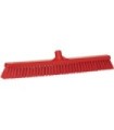 REMCO Broom - Head Only - Push - Soft/Stiff Combo-24"- Red Price/EA
