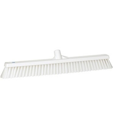 REMCO Broom - Head Only - Push - Soft/Stiff Combo-24"- White Price/EA