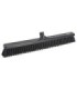 REMCO Broom - Head Only - Push -Soft/Stiff Combo-24"- Black Price/EA